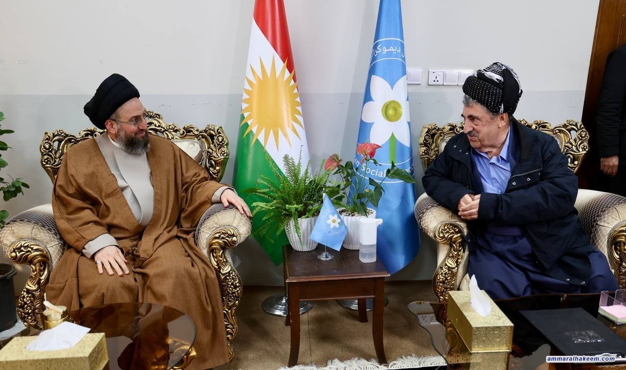 CSayyid Al-Hakeem Meets Socialist Party Secretary in Shahrizor District, Emphasizes Kurdistan Stability for Iraq's Benefit