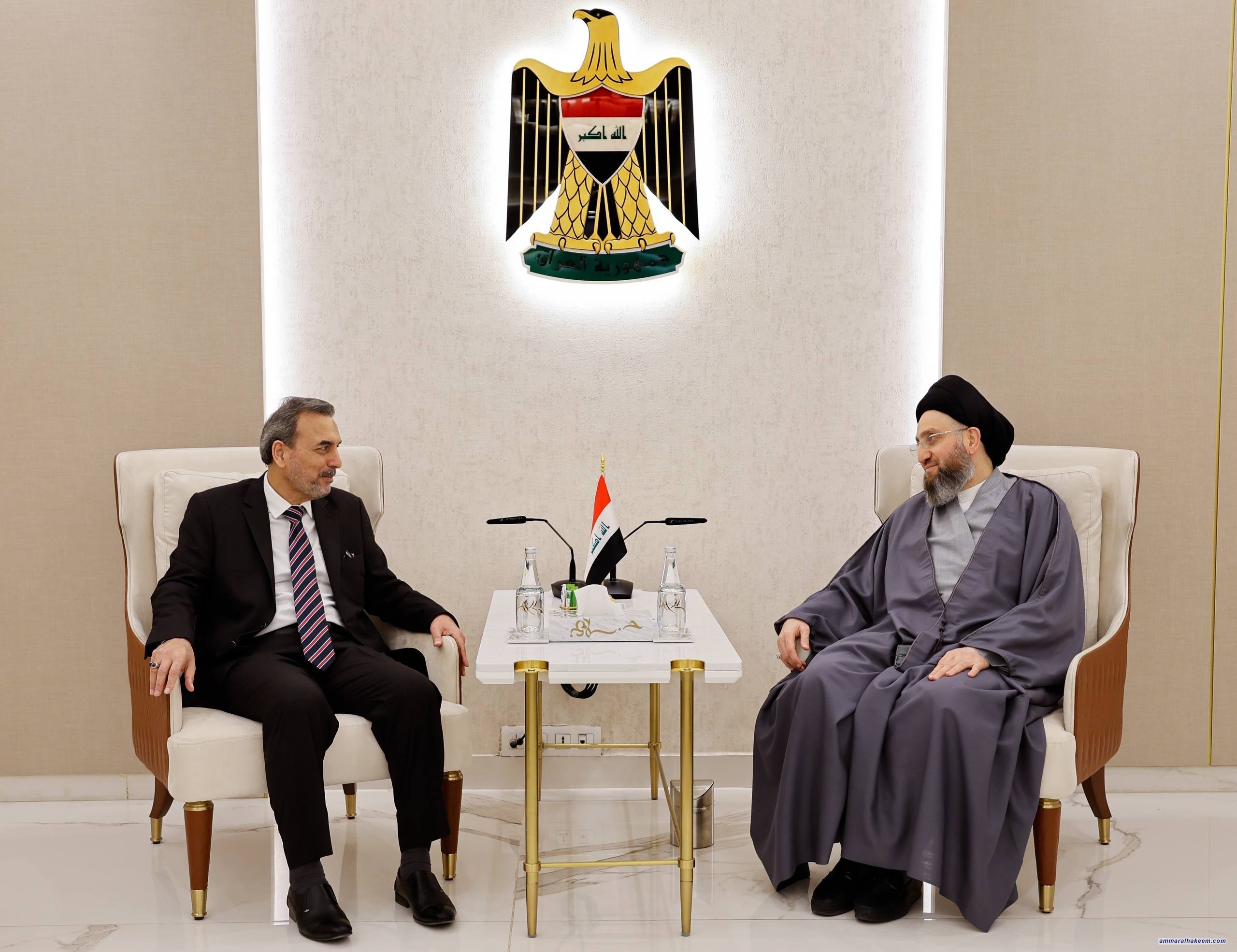 السيد الحكيم يؤكد أهمية استكمال الاستحقاقات الانتخابية وتعزيز وحدة الإطار التنسيقي