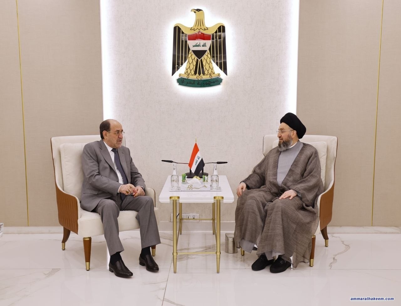 السيد الحكيم والمالكي: وحدة الإطار التنسيقي ضمانة لاستمرار الاستقرار وصناعة القرار الوطني