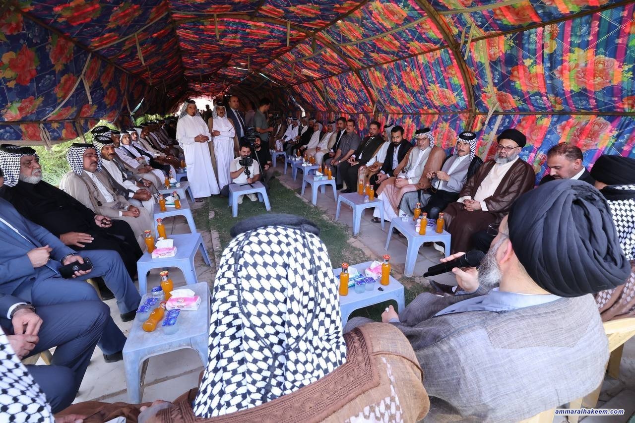 السيد الحكيم: تجاوز التحديات الأمنية والاجتماعية يفتح الطريق أمام البناء والإعمار