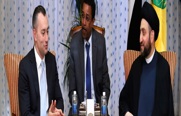 السيد عمار الحكيم يبحث مع ممثل الأمين العام للأمم المتحدة تطورات الأوضاع والاستحقاق الانتخابي القادم