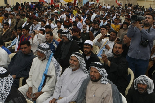 سماحة السيد عمار الحكيم يلتقي جمعا من شيوخ عشائر ووجهاء  محافظة البصرة 