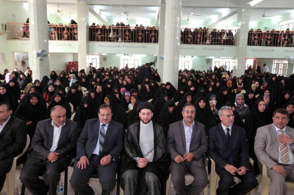 سماحة السيد عمار الحكيم يلتقي الكادر النسوي  لتيار شهيد المحراب في الناصرية