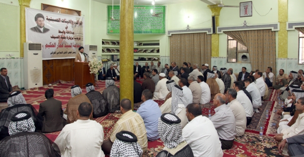 السيد عمار الحكيم يلتقي مسؤولي الهيئات والمواكب الحسينية ويدعو الحكومة إلى  الإسراع في إكمال طريق ( ياحسين )