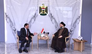 السيد الحكيم يدعو مع الشيخ عامر الفايز لتوحيد الجهود وحسم الاستحقاقات وتغليب المصلحة الوطنية