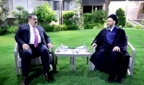 السيد الحكيم والسامرائي يؤكدان ضرورة إنهاء الانسداد السياسي وتشكيل حكومة كاملة الصلاحيات