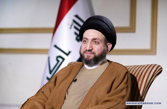 لقاء قناة الشرقية مع سماحة السيد الحكيم الاحد 3/4/2022