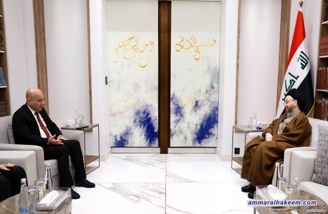 سەید حەكیم پێشوازی لە پارێزگاری دیالا دەكات و پالپشتی حكومەتە خۆجێیەكان و سوود وەرگرتن لە توانای پارێزگاكان دووپات دەكاتەوە