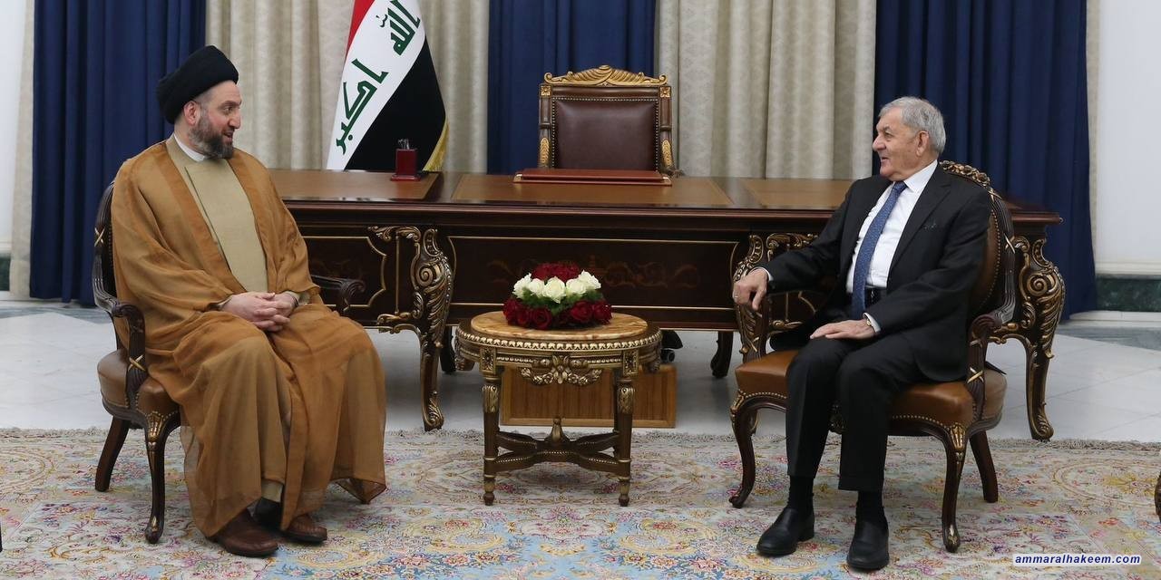 Sayyid Al-Hakeem meets Republic’s President, stresses parties’ dialogue perpetuation