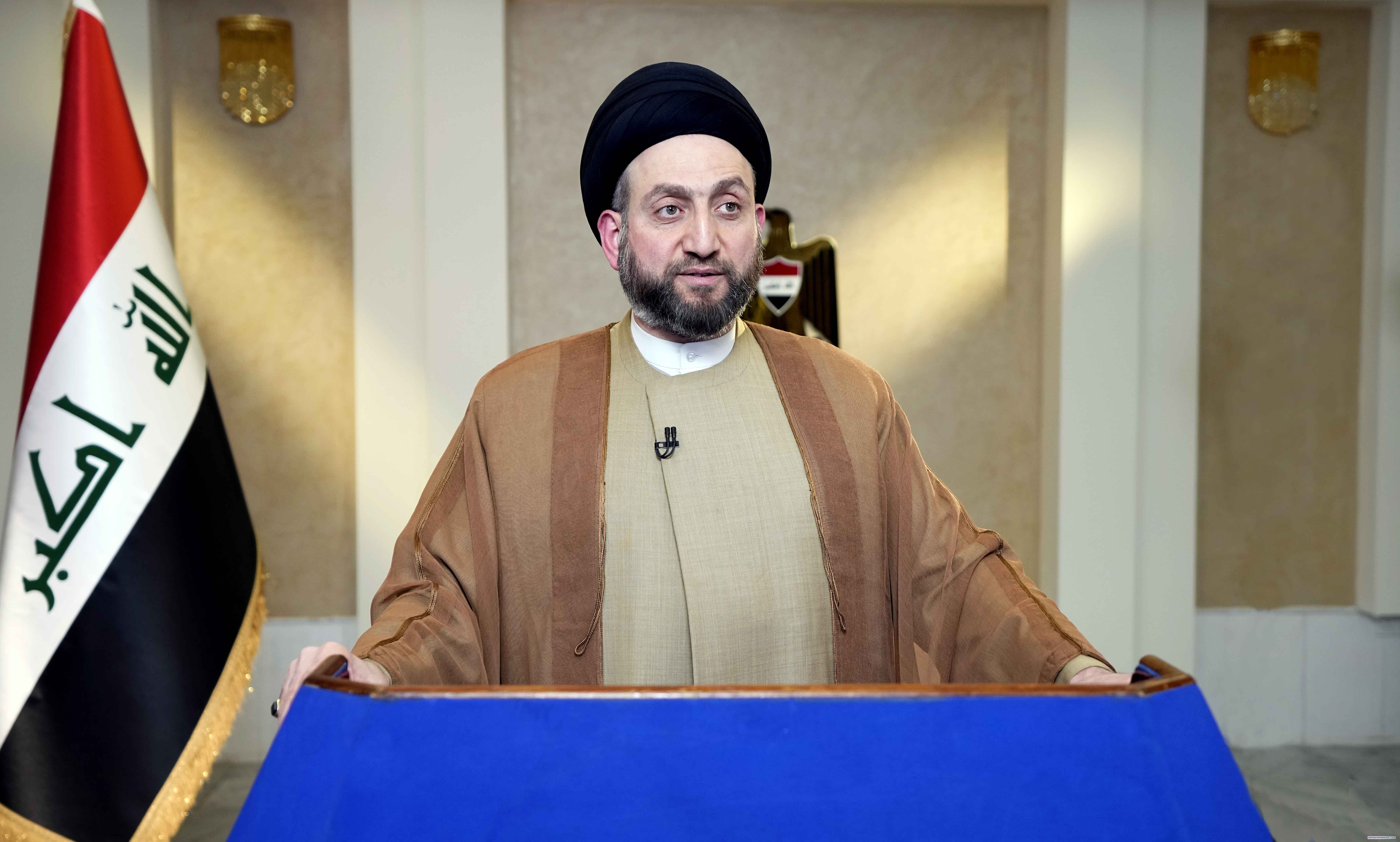 نص كلمة السيد الحكيم في الذكرى الخامسة لرحيل رئيس جمهورية العراق الأسبق مام جلال طالباني رحمه الله