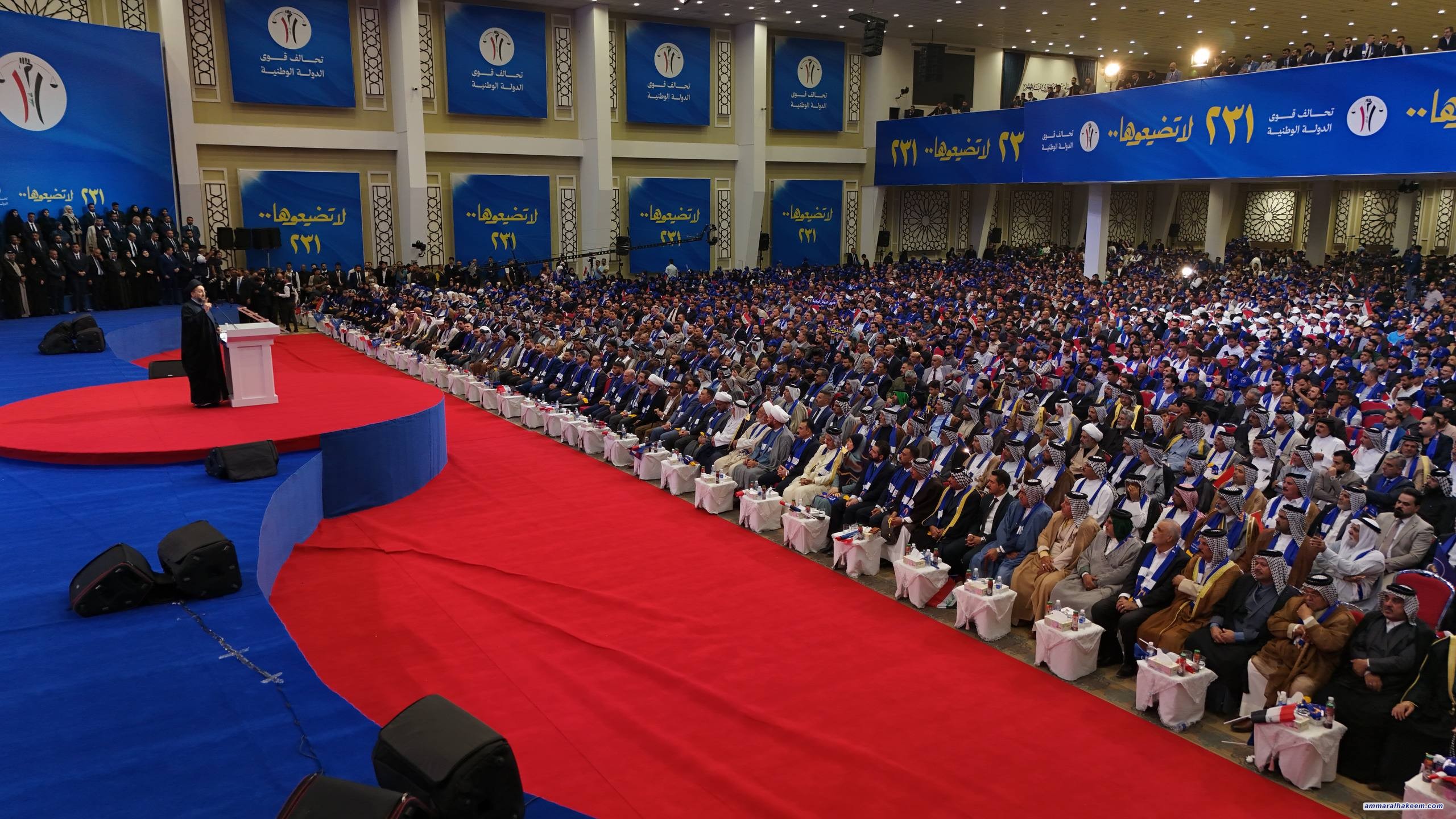 كلمة السيد الحكيم في الإعلان الرسمي لمرشحي تحالف قوى الدولة الوطنية في العراق  2025م