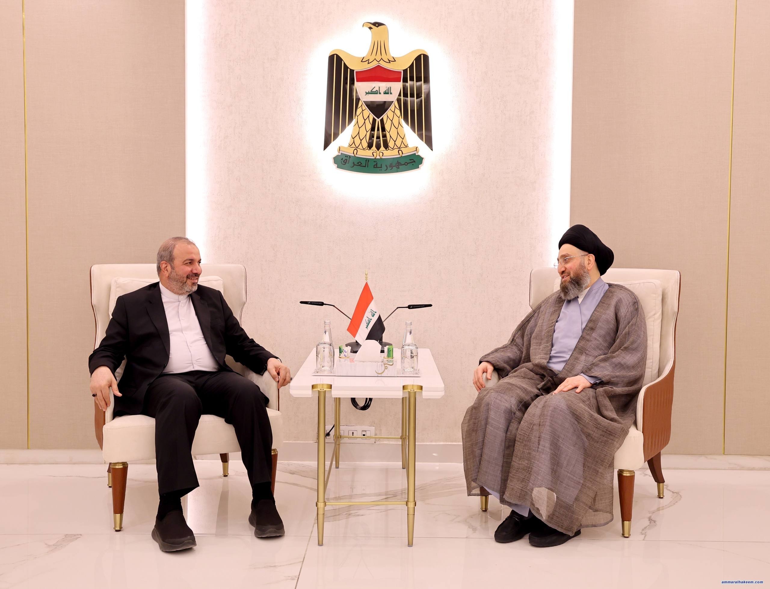 السيد الحكيم يدعو إلى إنهاء الحرب على إيران وحل الأزمات عبر الحوار