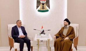 سەید حەكیم چاوی بە شاندێكی هاوپەیمانێتی خەدەمات دەكەوێت و ئەكتیڤكردنی رۆڵی نوێنەران و ڕووبەڕووی ڕكابەرییە ئابووری و ئەمنییەكان دووپات دەكاتەوە