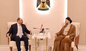 السيد الحكيم يلتقي وفد صونايا يؤكد على صون حقوق المكوّنات وضمان تمثيل المسيحيين وتشجيع عودة المهاجرين
